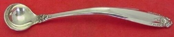 Wallace Grande Baroque Sterling Silver Mustard Ladle – Custom Made, 4 3/4 Inches