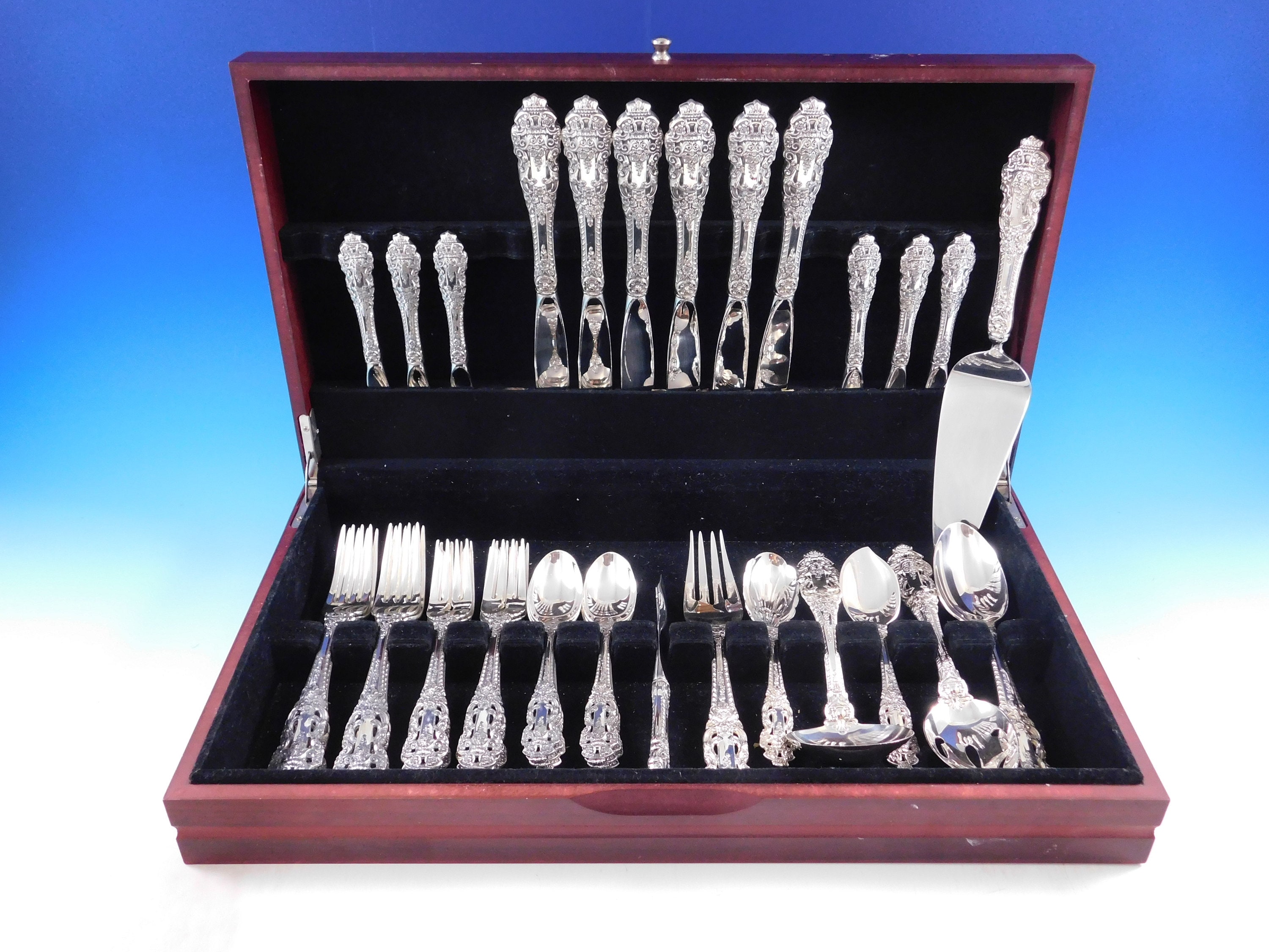 Crown Baroque by Gorham Sterling Silver Flatware Set Service 38