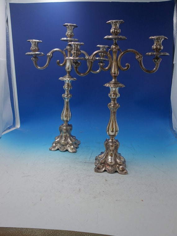 Sterling silver shop candelabra value