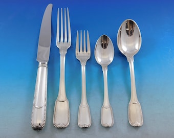 Juego de cubiertos de plata esterlina Joubert by Christofle de 66 piezas para cena en caja