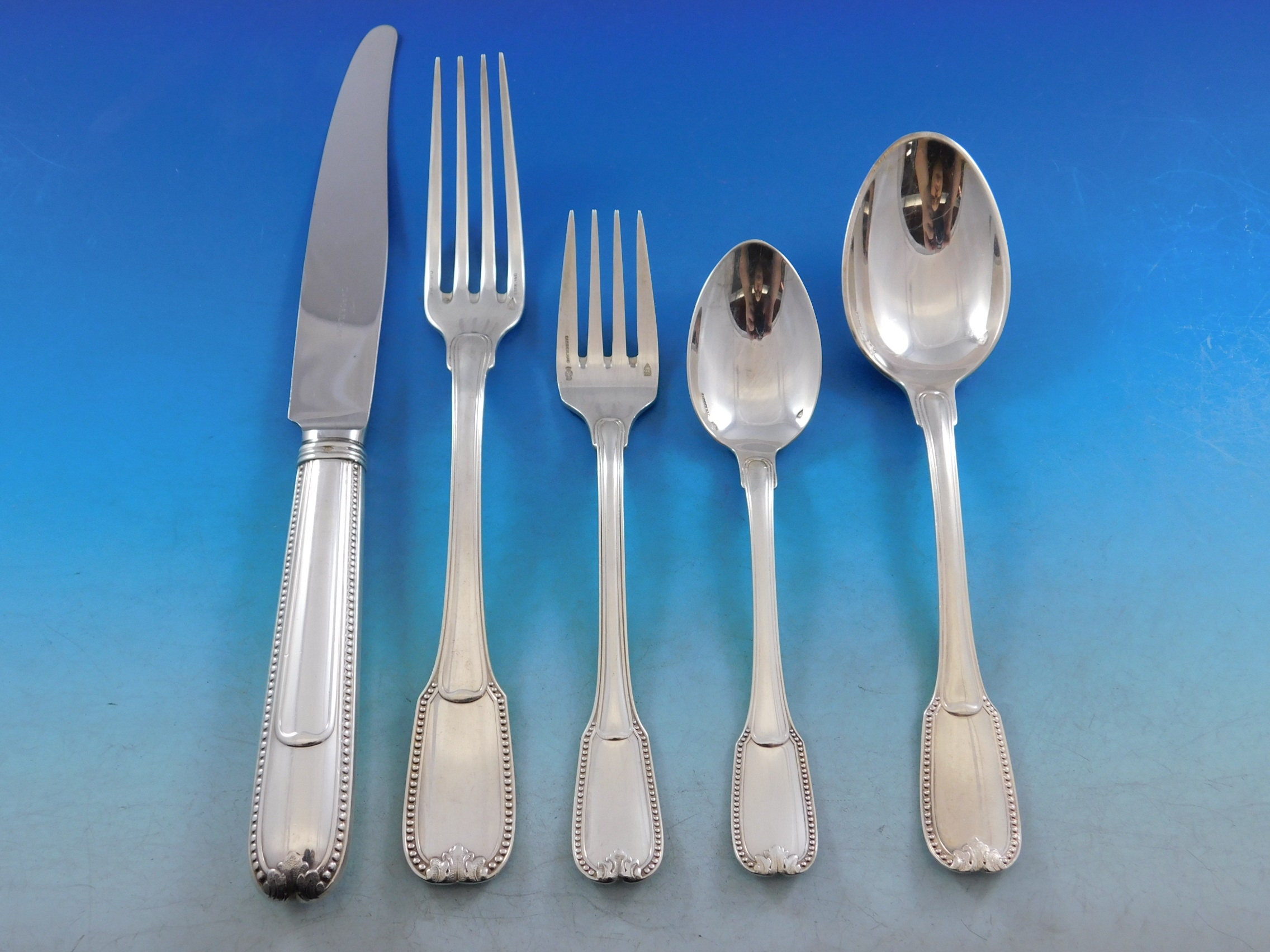 Joubert by Christofle Sterling Silver Flatware Service Set 66 Pcs
