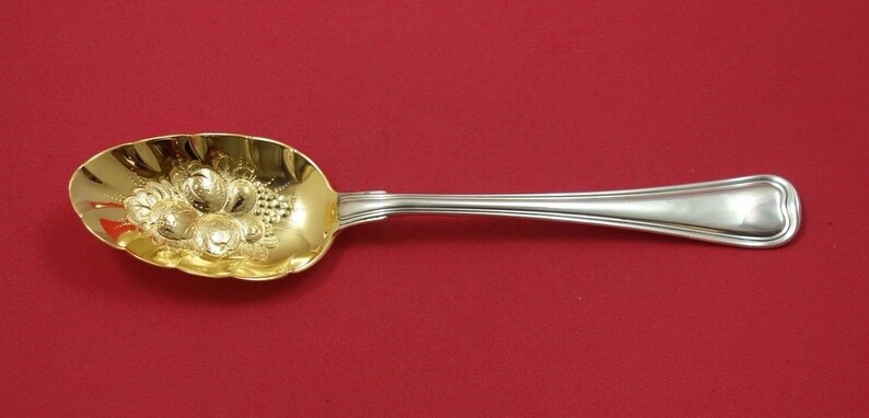 Old French by Gorham Sterling Silver Berry Spoon GW Fruit in Bowl 8 12