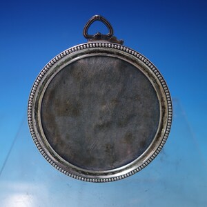 Web Sterling Silver Picture Frame Circle Round 2 1/2&quot; c.1940 (#5636)
