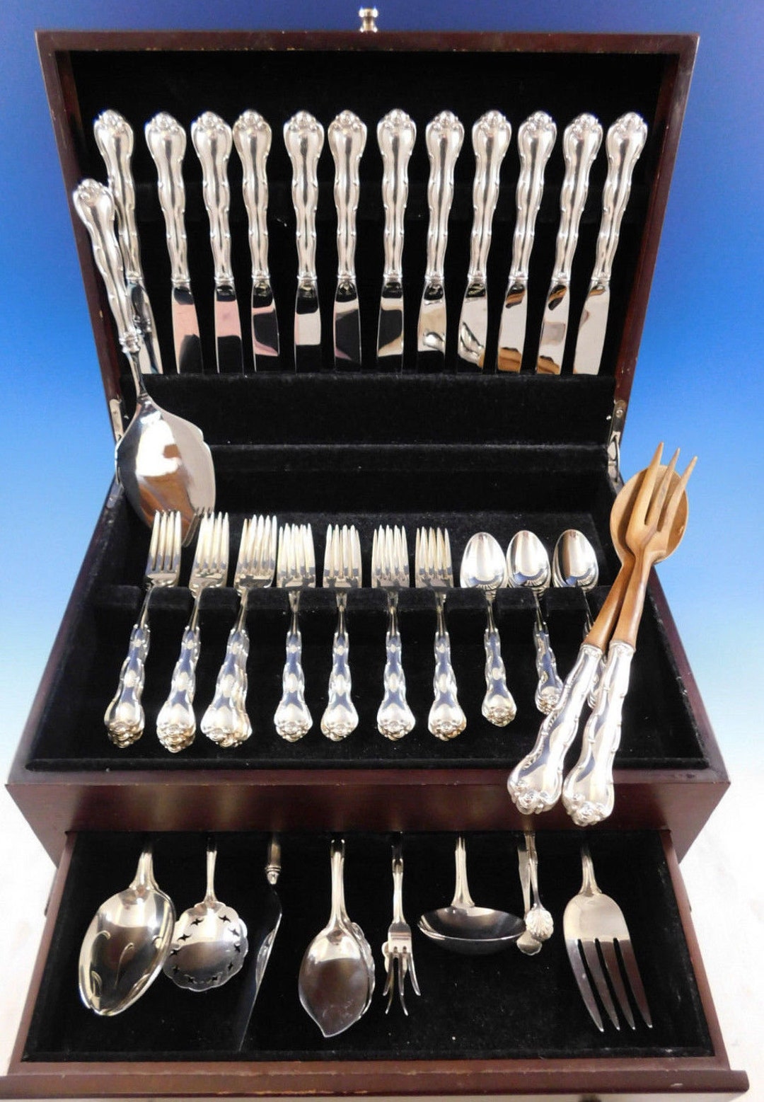 Gorham Rondelle Stainless 18/8 Flatware – Japan Floral Glossy – Choose Your Piece