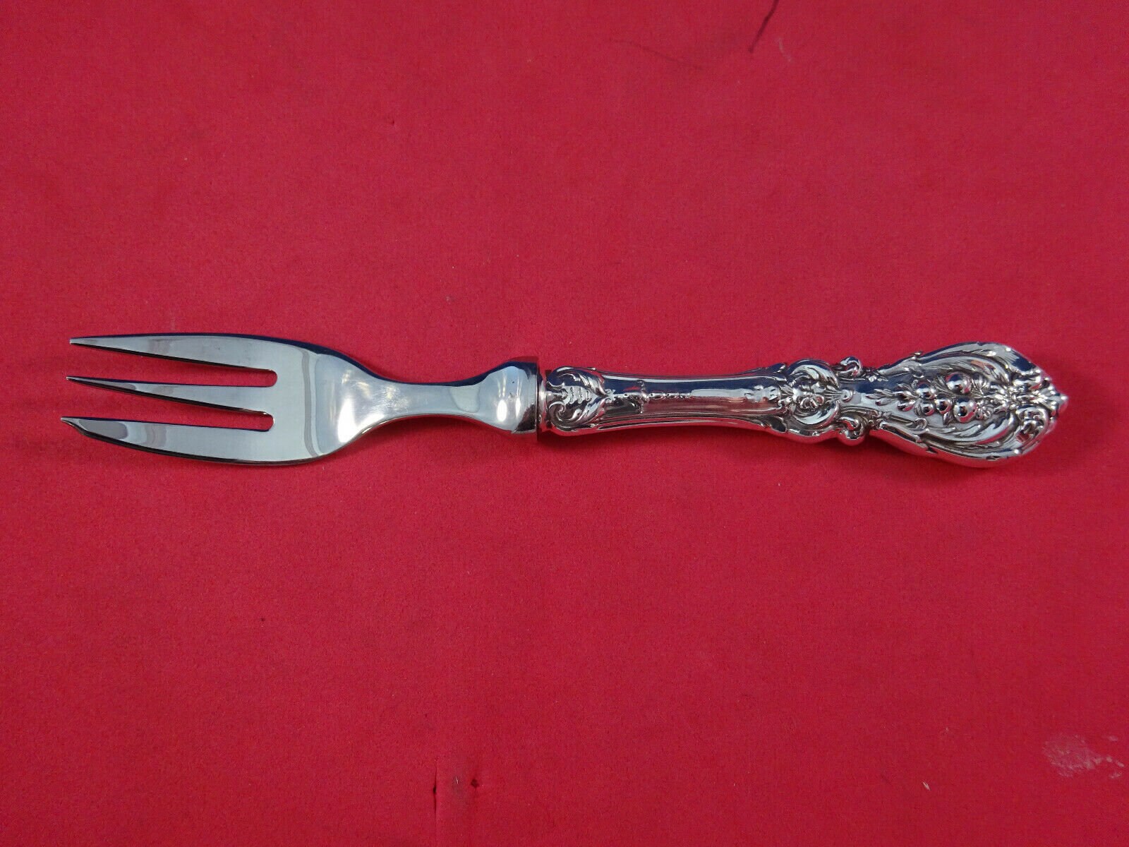 Francis I By Reed  and  Barton Sterling Silver Caviar Fork 3tine Hhws 6 1/4" Custom