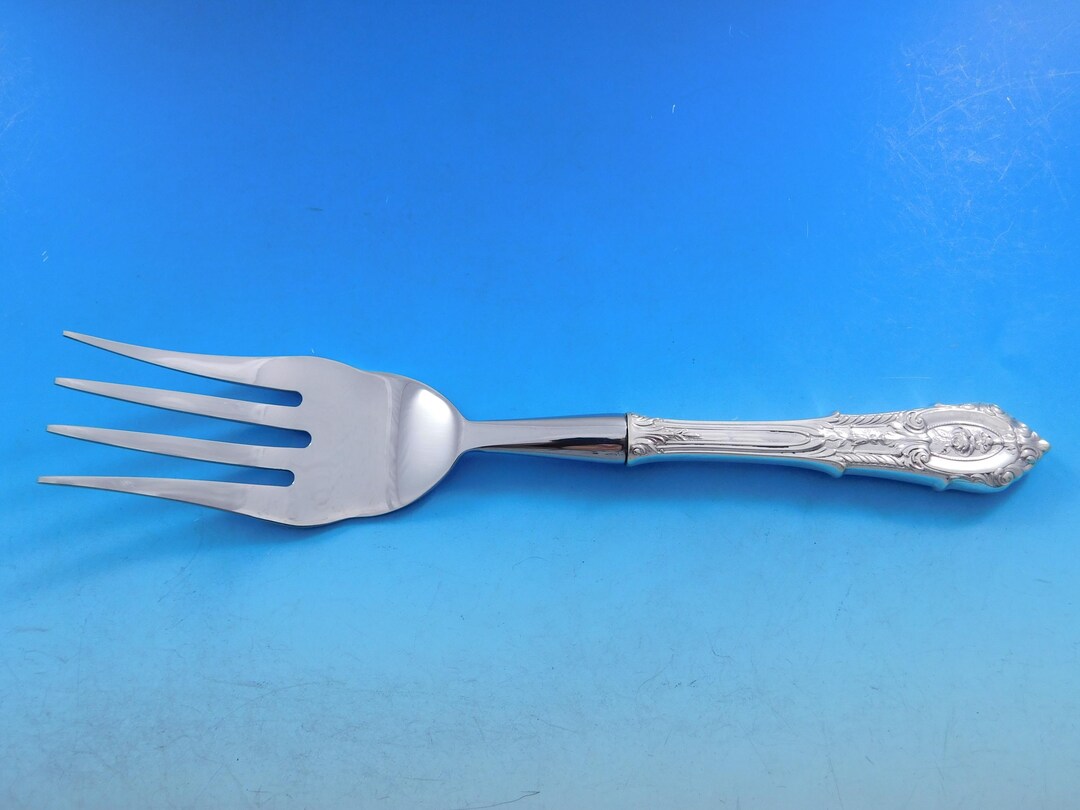 Wallace Rose Point Sterling Silver Ice Cream Fork – Custom Made 5