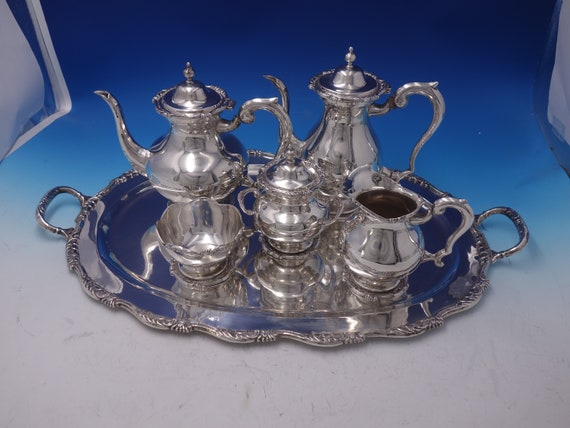 Gorham strasbourg sterling silver tea deals set
