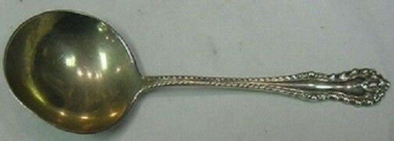 Mazarin By Dominick and Haff Sterling Silver Bouillon Soup Spoon GW Small 4 34