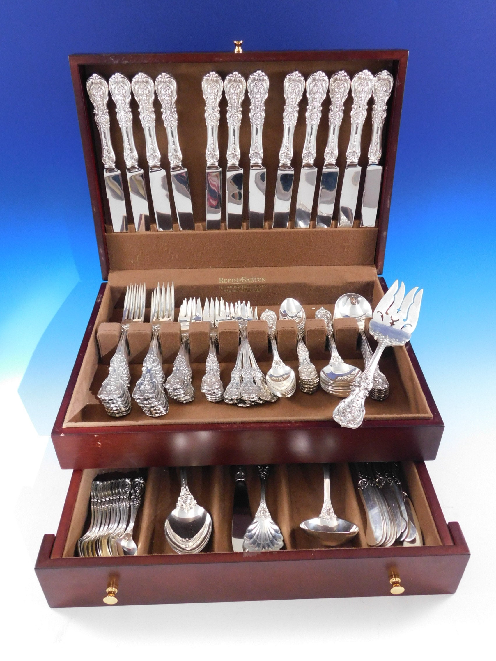 Francis I Reed & Barton Sterling Silver Flatware Set Service 101