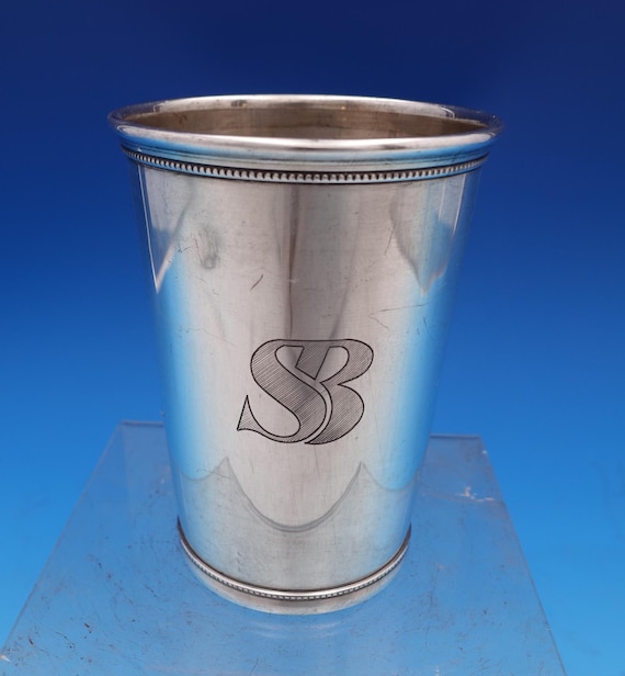 Tiffany and Co Sterling Silver Mint Julep Cup #390 SB Monogram