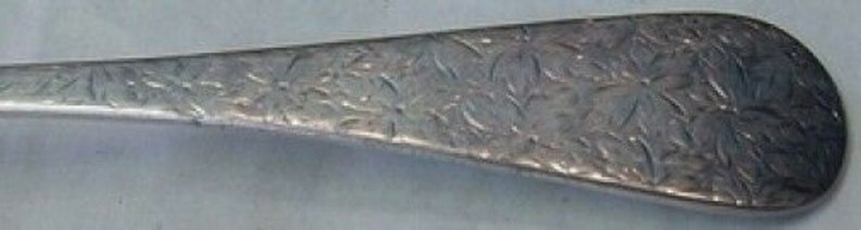 Woodbine Engraved by Seymour Sterling Silver Serving Spoon 8 12