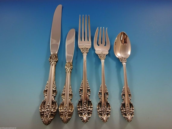 El Greco by Reed Barton Sterling Silver Flatware Service for 12 Set 65 Pcs Etsy UK