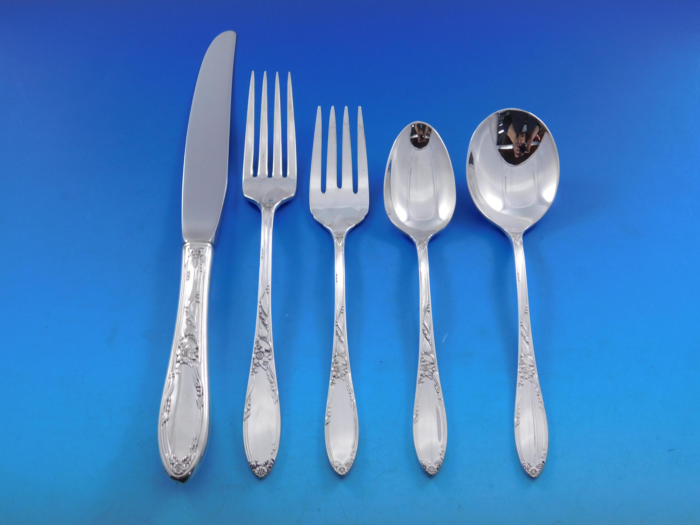 Virginian by Oneida Sterling Silver Flatware Set for 8 Service 44