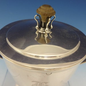 International Sterling Silver Tea Set 6pc W/teak Handles Modernism ...