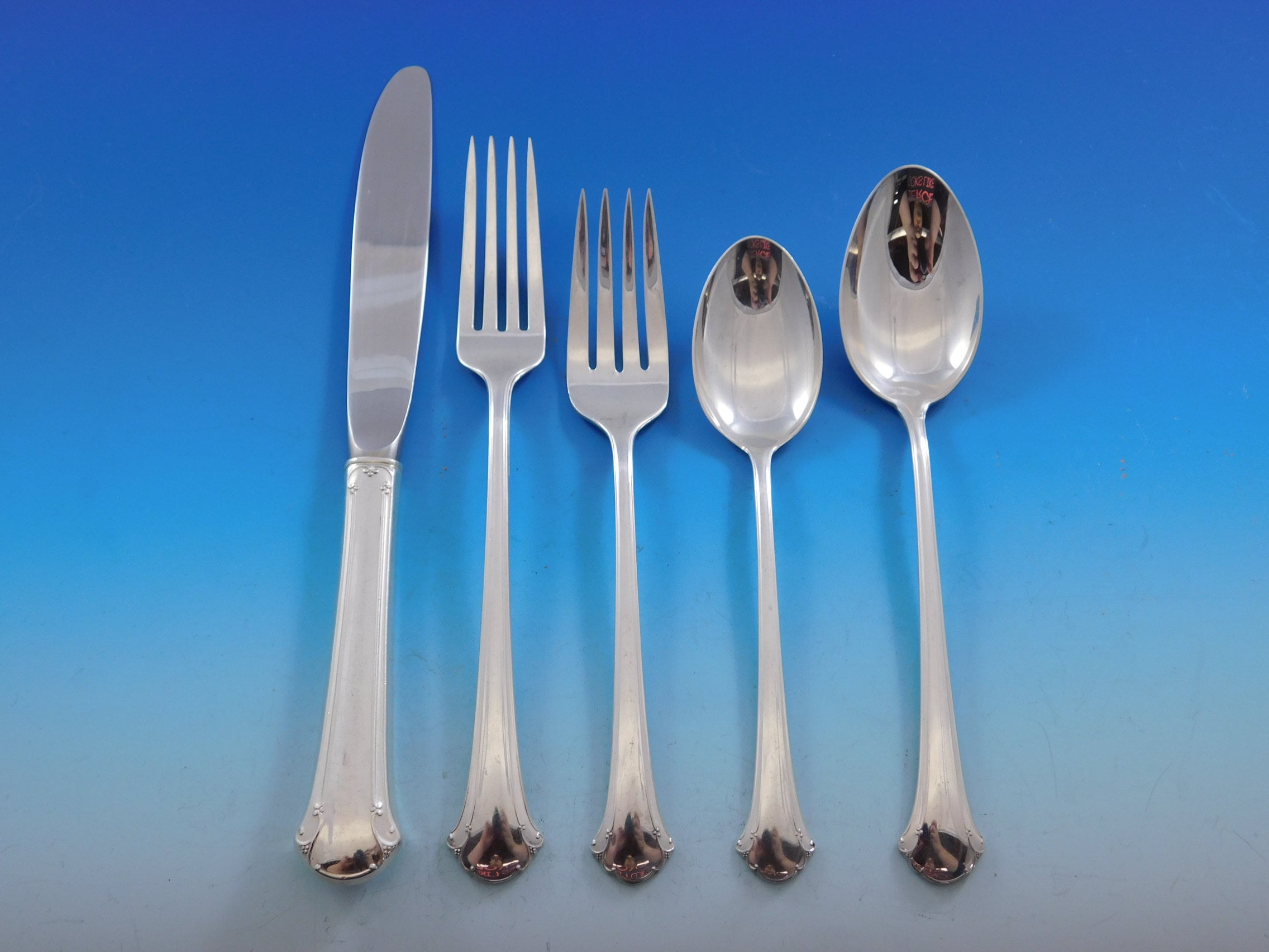 Chippendale by Towle Sterling Silver Flatware Service for 12 Set