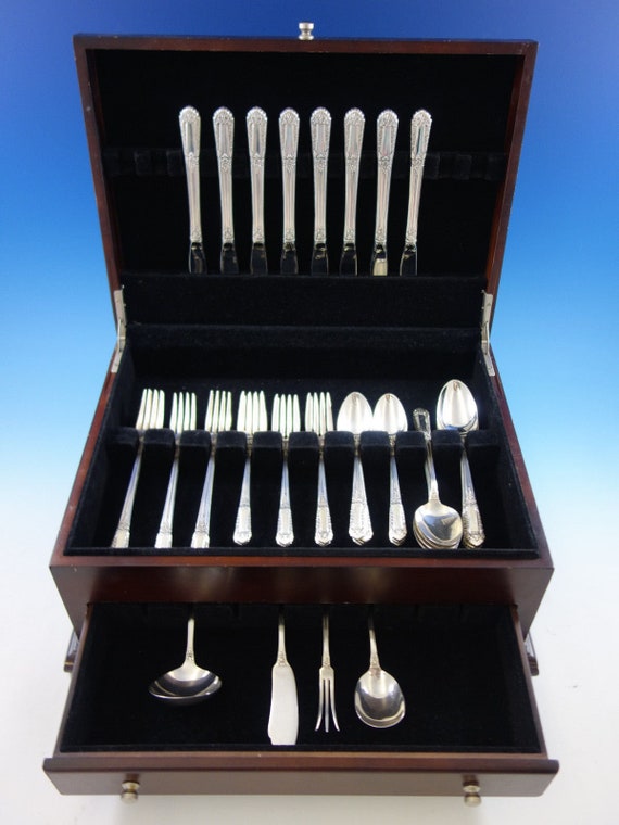 Inaugural by State House Sterling Silver Flatware Set for 8