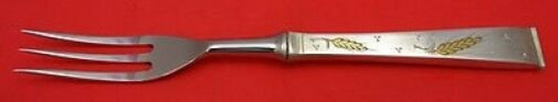 Golden Wheat by Gorham Sterling Silver Fruit Fork Hollow Handle Ws 7 14