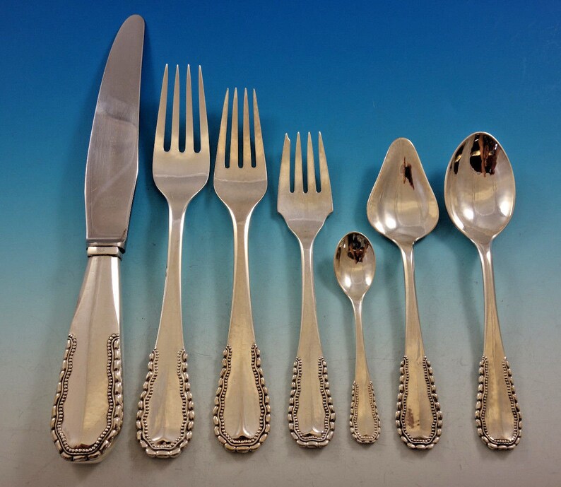 Acanthus by Georg Jensen Sterling Silver individual Pastry Forks