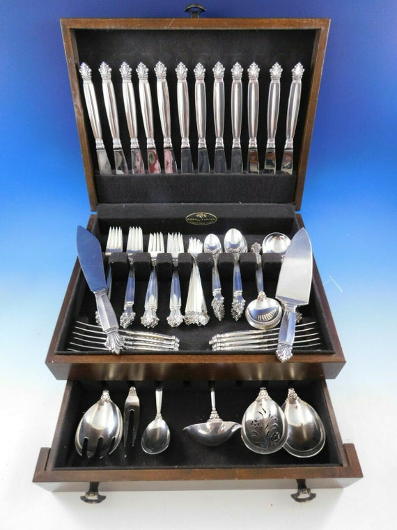 Acanthus by Georg Jensen Sterling Silver Flatware Set 12 Service