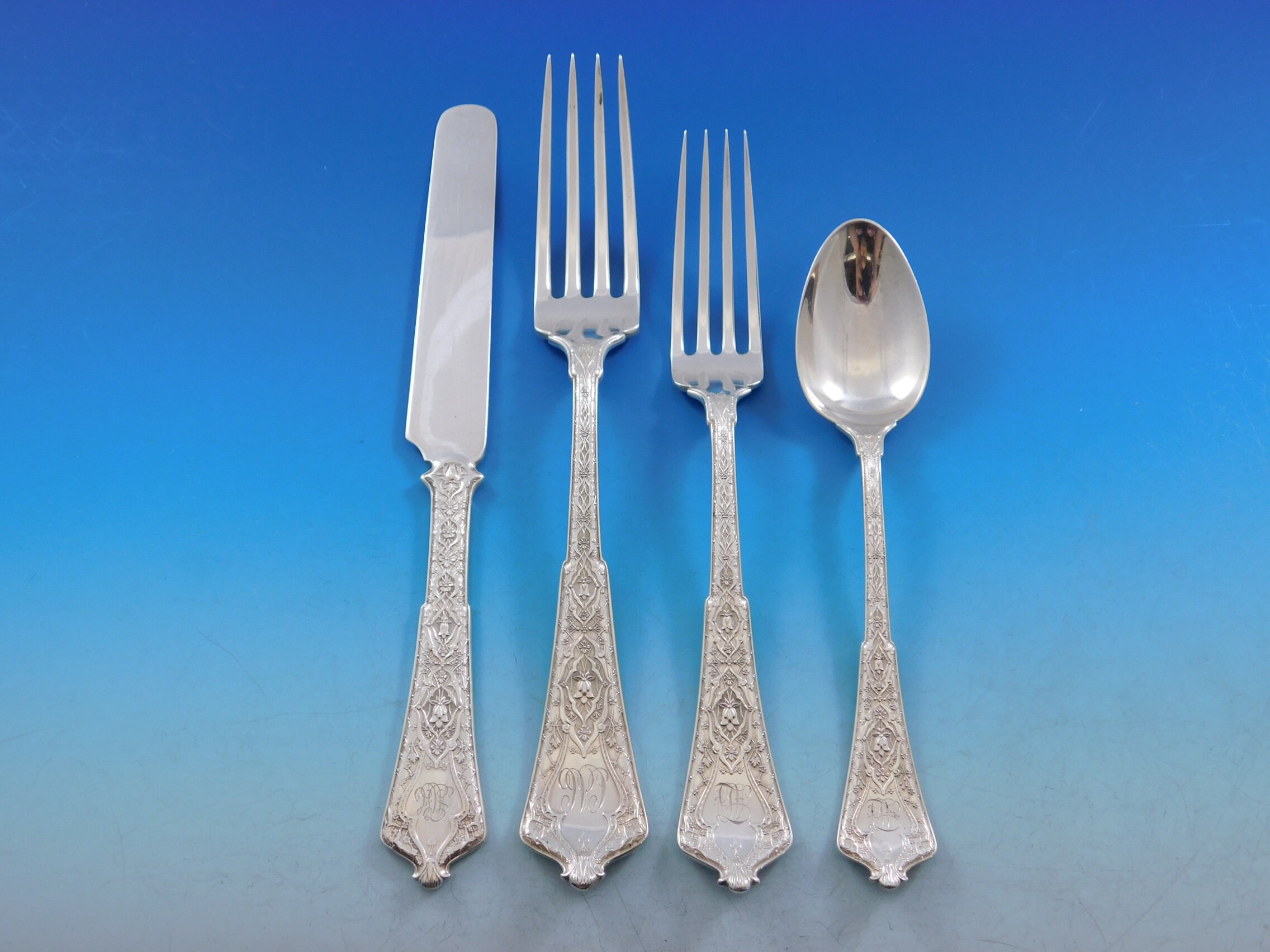 Persian by Tiffany and Co Sterling Silver Flatware Set for 24