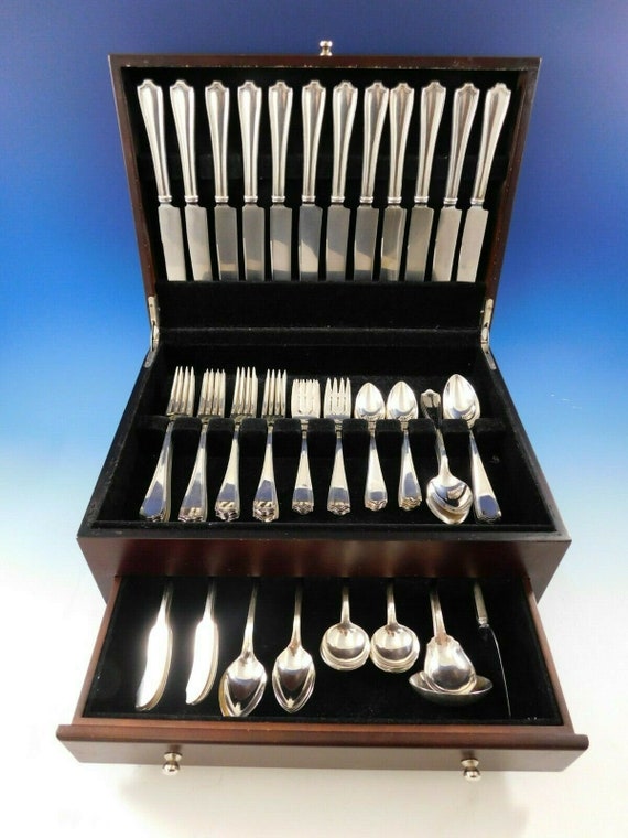 Maryland by Alvin Sterling Silver Flatware Set for 12 Service 111