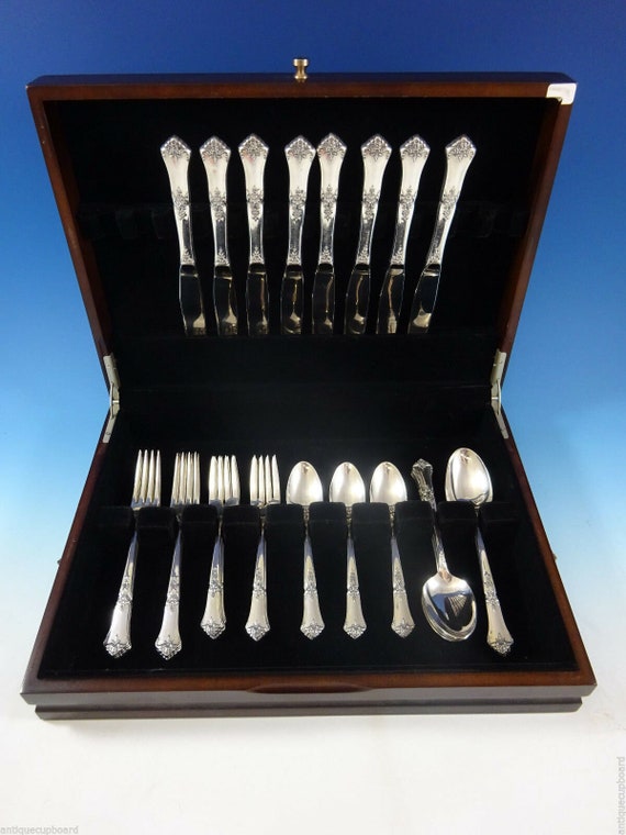 Stately by State House Sterling Silver Flatware Set for 8 Service 40 Pieces Etsy