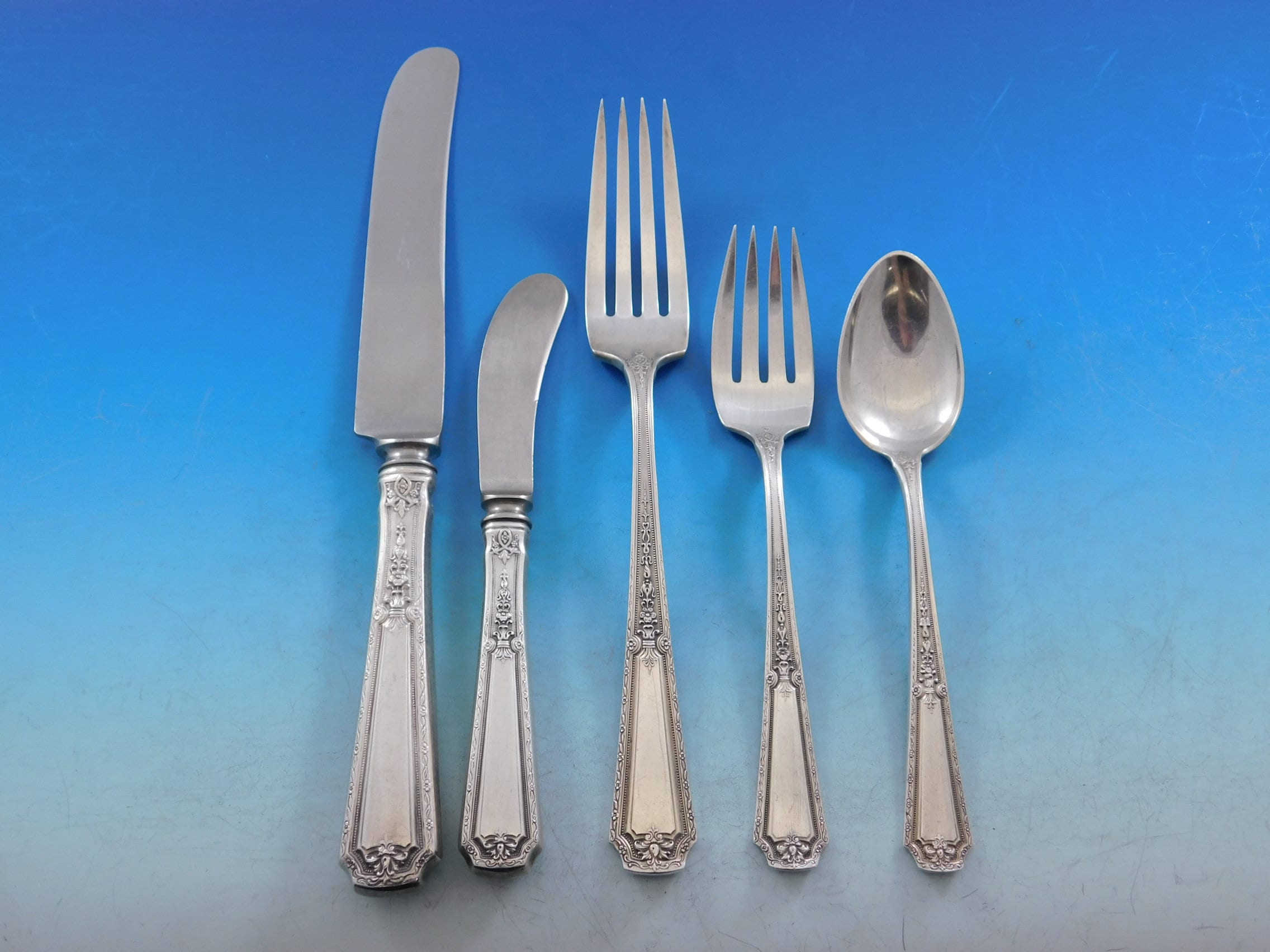 Louis XIV by Towle Sterling Silver Flatware Set for 12 Service 