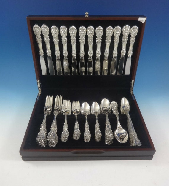 Francis I Reed & Barton Sterling Silver Flatware Set for 12