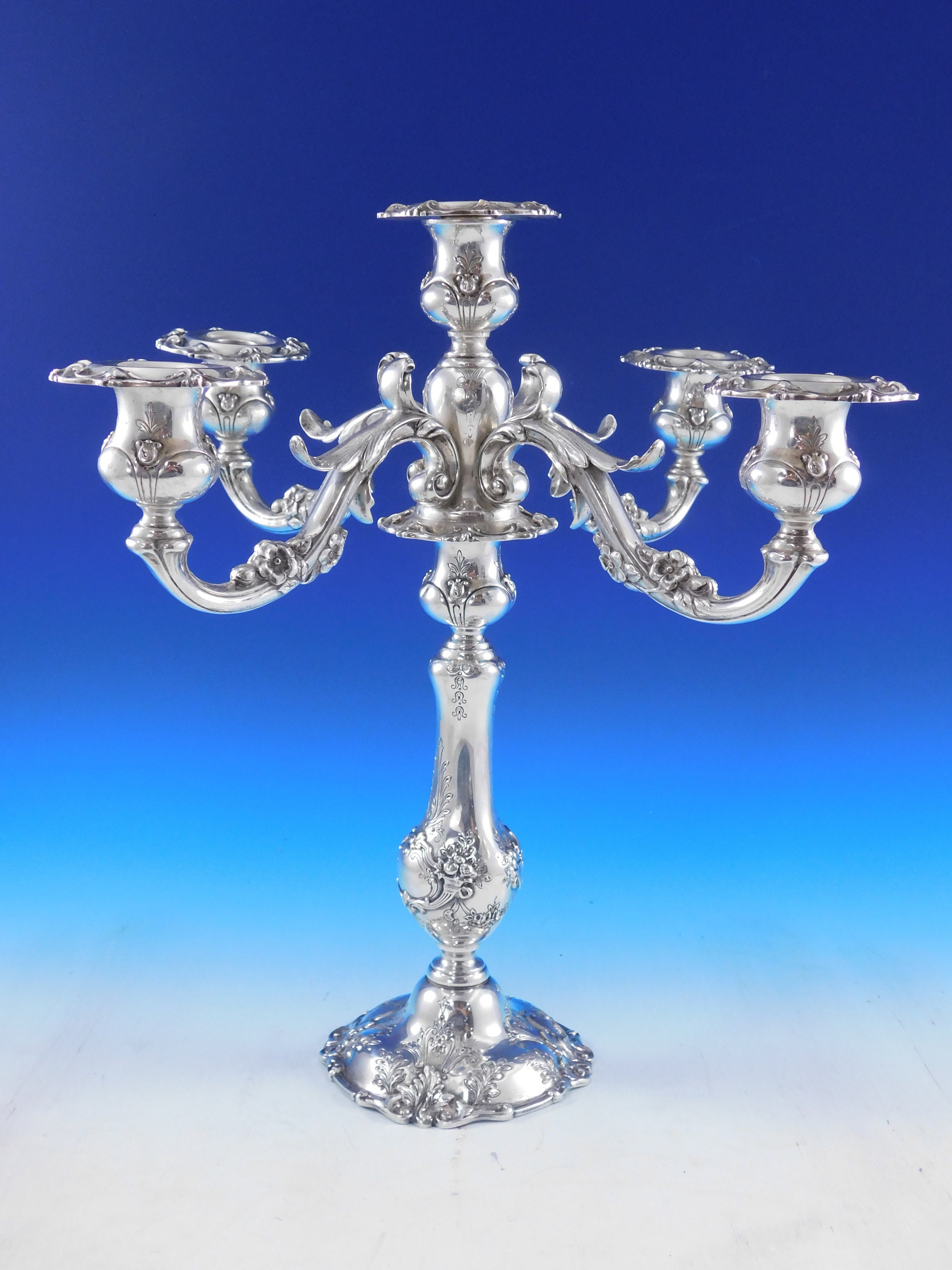 Francis I by Reed & Barton Sterling Silver Candelabra 5
