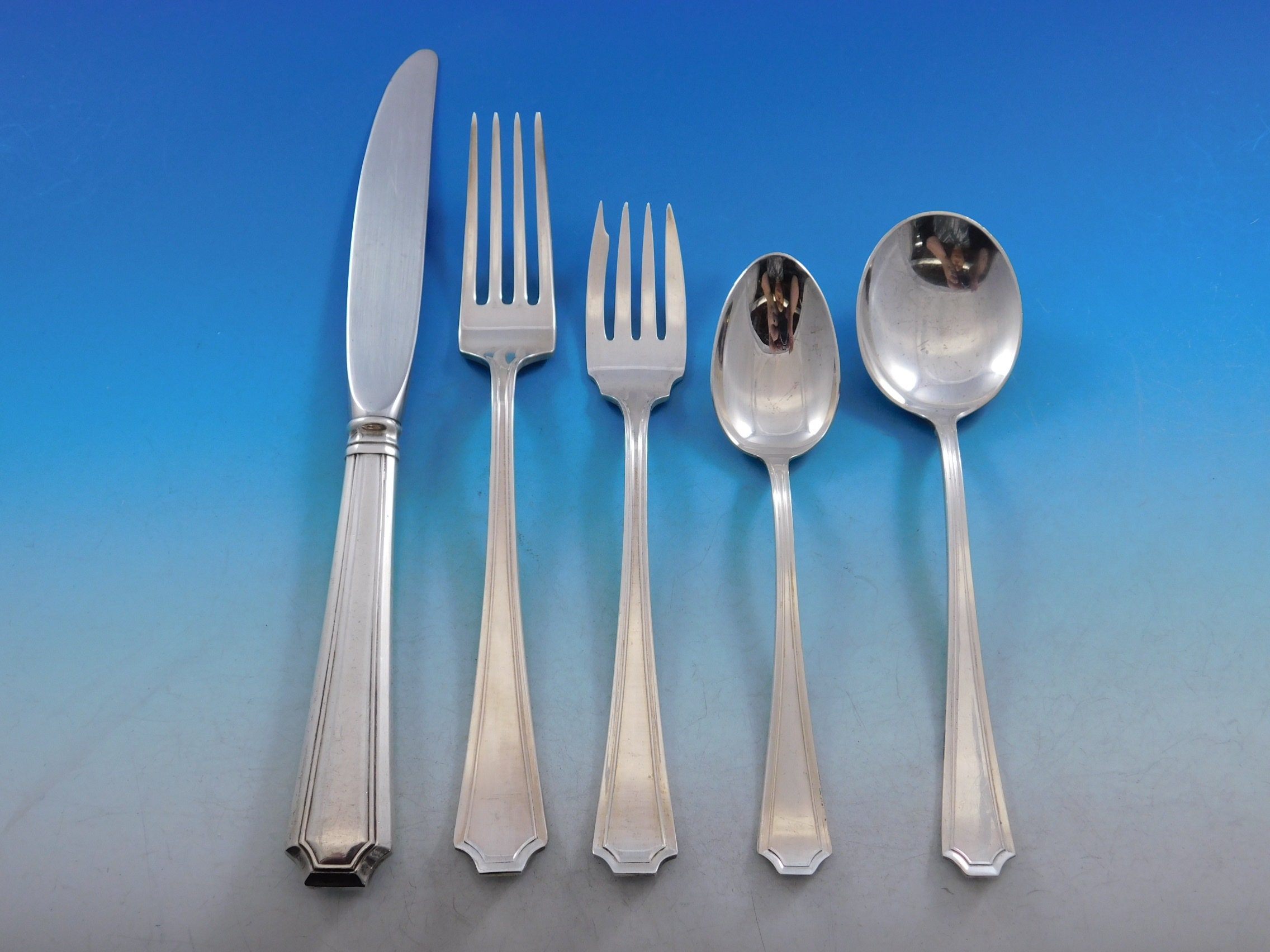 Gorham fairfax sterling silver flatware deals