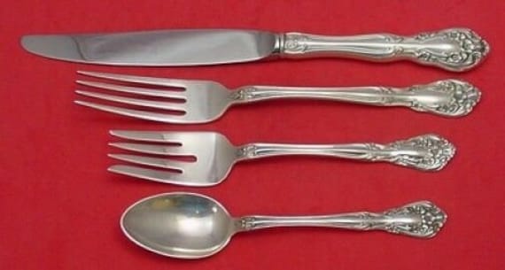 Chateau Rose by Alvin Sterling Silver Dinner Size Place Setting(s