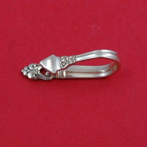 Royal Danish By International Sterling Silver Napkin Clip 2 1/2&quot; Custom Made
