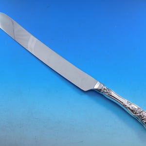 Buttercup by Gorham Sterling Silver Wedding Cake Bread Knife HHWS  Custom 11 3/4&quot;
