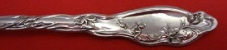 Mille Fleurs by International Sterling Silver Preserve Spoon 6 58