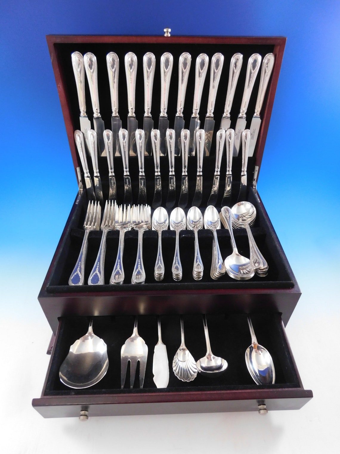 Hester Bateman by Robert Belk Sterling Silver Flatware Set Etsy