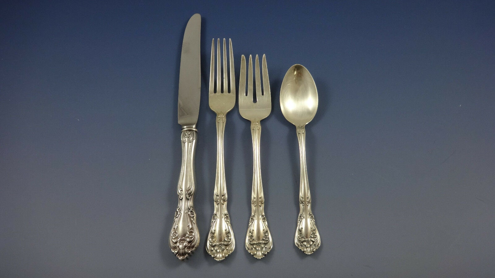 Chateau Rose by Alvin Sterling Silver Flatware Set for 12 Service