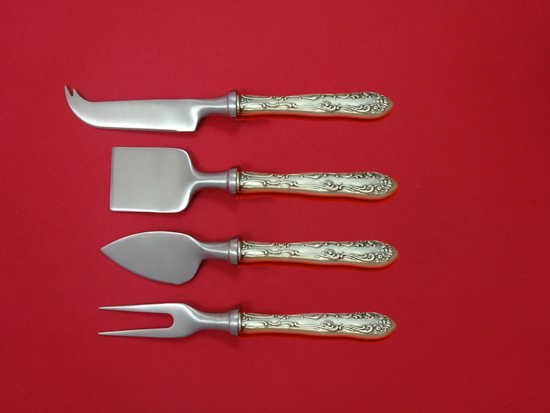 Old English by Towle Sterling Silver Cheese Serving Set 4 Piece HHWS Custom