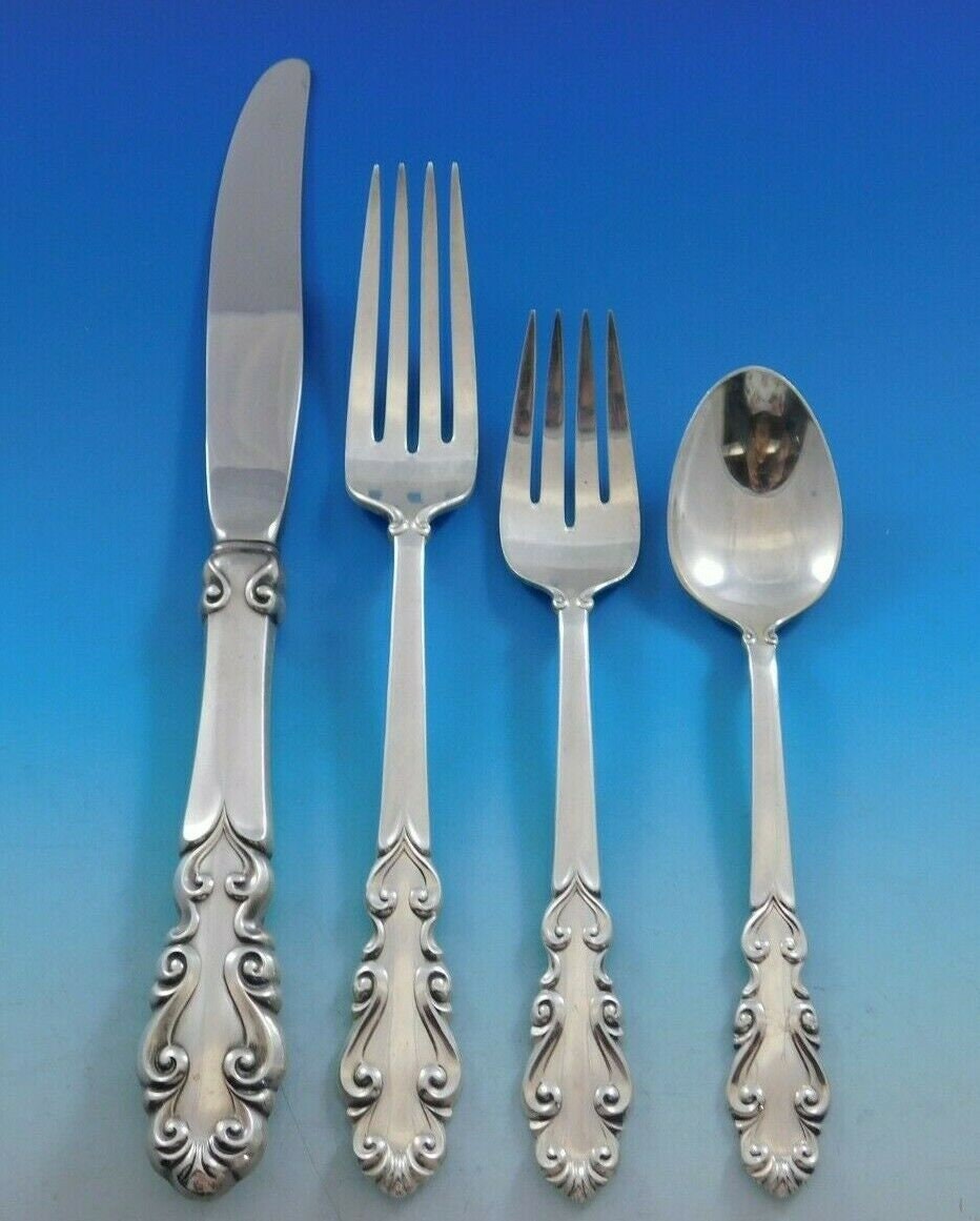 a*e様 Towle Sterling Silver Esplanade For Esplanade by Towle Sterling Silver Flatware Set for 12 Service 72