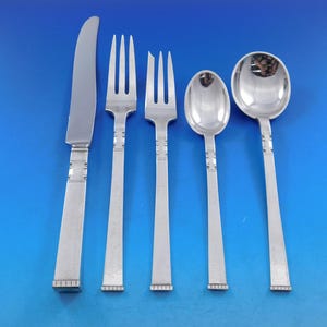 Karen by Gunnar Andersen Sterling Silver Flatware Set 12 Service 64 pieces