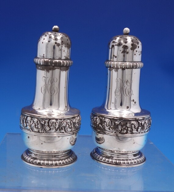 Tiffany and Co Sterling Silver Salt Pepper Shaker Set #7263