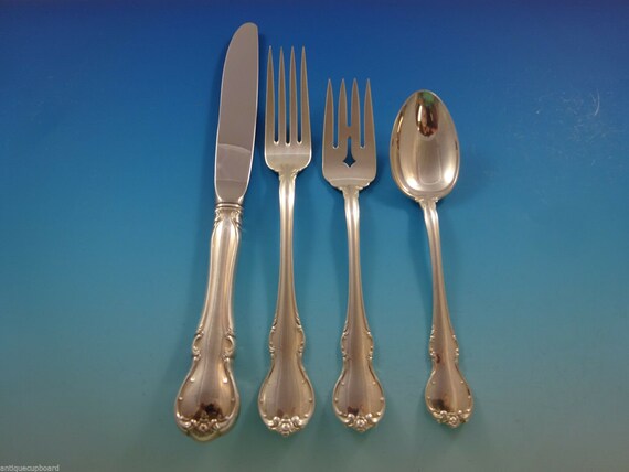 French Provincial by Towle Sterling Silver Flatware Set 12 Service 48 Pieces Etsy Canada