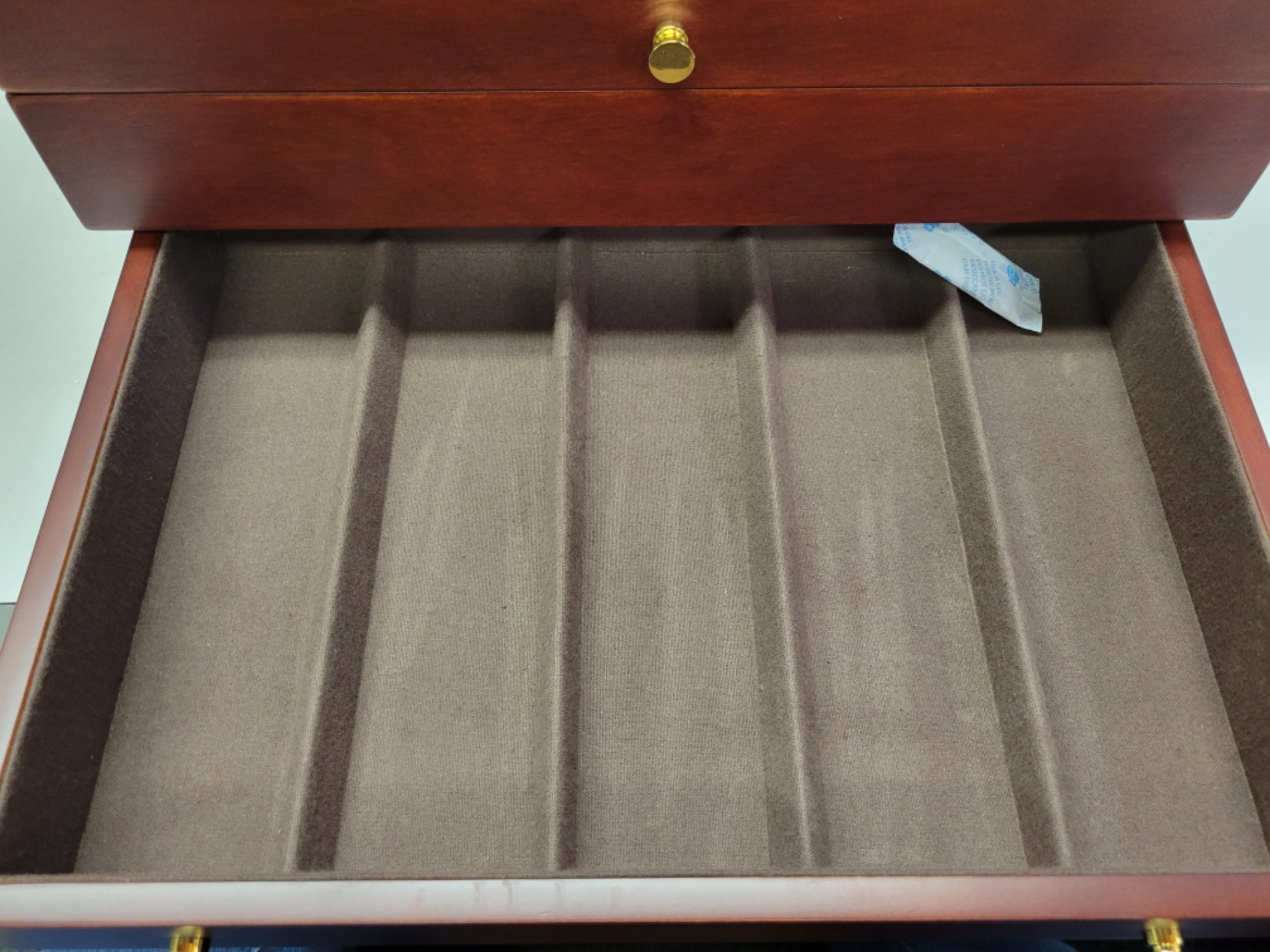 Lenox Mahogany Flatware Chest Silverware Storage Brand New Etsy