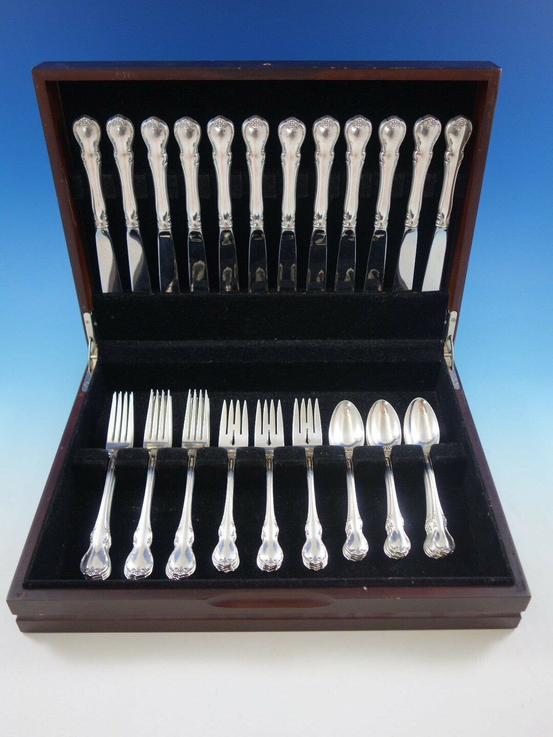 French Provincial by Towle Sterling Silver Flatware Set 12 Service 48