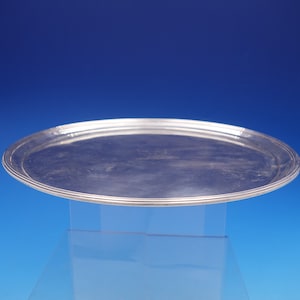 Georgian English Sterling Silver Leopard Salver Tray London 1795 (#4207)