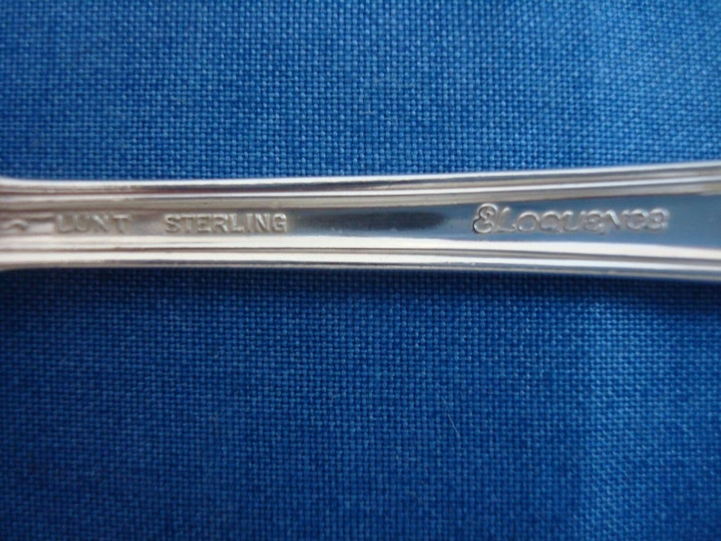 Eloquence By Lunt Sterling Silver Place Setting s 4pc