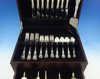Chateau Rose by Alvin Sterling Silver Flatware Set 8 Service 38