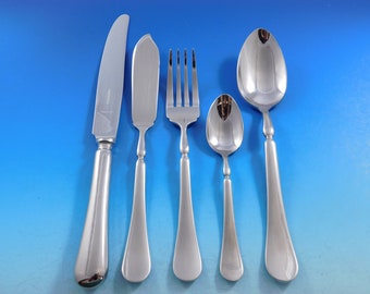 Oasis by Christofle France Stainless Steel Flatware Service Set 60 pieces Capricorne