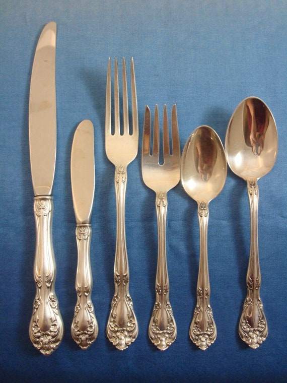Chateau Rose by Alvin Sterling Silver Flatware Set Service