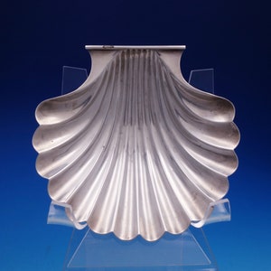 Currier & Roby Sterling Silver Oyster Shell Shaped Candy Dish #85 (#4589)