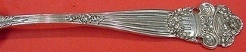Georgian By Towle Sterling Silver Cocktail Fork Gold Washed Fancy 6
